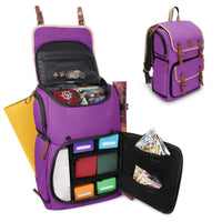 Enhance Designer Edition - Full Size Trading Card Storage Box Backpack - Purple
