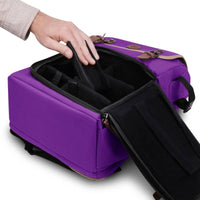 Enhance Designer Edition - Full Size Trading Card Storage Box Backpack - Purple