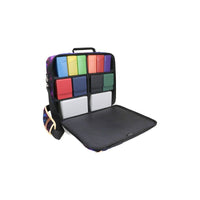 ENHANCE Designer Edition TCG Shoulder Bag w/ Customizable Dividers & Accessory Pocket - Galaxy
