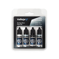 Vallejo True Metallic Metal Paint - Set