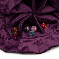 Plush Dice Bag - Purple