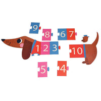 Rex London - 16pc Floor Puzzle - Sausage Dog