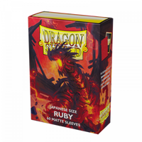 Dragon Shield: Japanese Size Sleeves - Matte - Ruby
