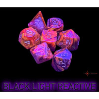 Chessex: Lab Dice, Borealis Cosmos Black Light Reactive
