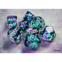 Chessex: Lab Dice, Nebula Fluorite/white
