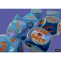 Chessex: Lab Dice - Borealis Midnight/copper
