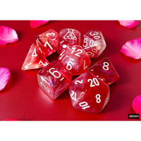 Chessex: Lab Dice - Borealis Passion/white
