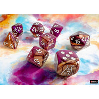 Chessex: Lab Dice -Gemini Copper-Purple/white
