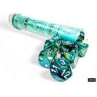 Chessex: Lab Dice - Lustrous Neptune/grey
