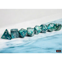 Chessex: Lab Dice - Lustrous Neptune/grey
