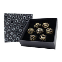 LPG RPG Dice set - Hollow Vines Tarnished Gold