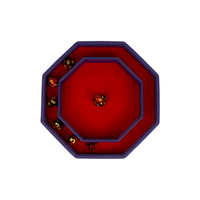 LPG Essentials Dice Arena Deep Blue / Burnt Burgundy
