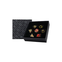 LPG RPG Dice set - Inscripted Dragon Red
