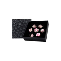 LPG RPG Dice set - Inscripted Sakura Pink
