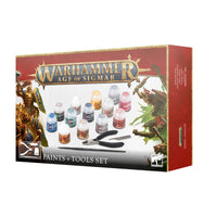 Warhammer AoS: Paints + Tools Set