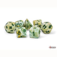 Chessex: Marble Green/dark green Mega-Hedral Dice Set