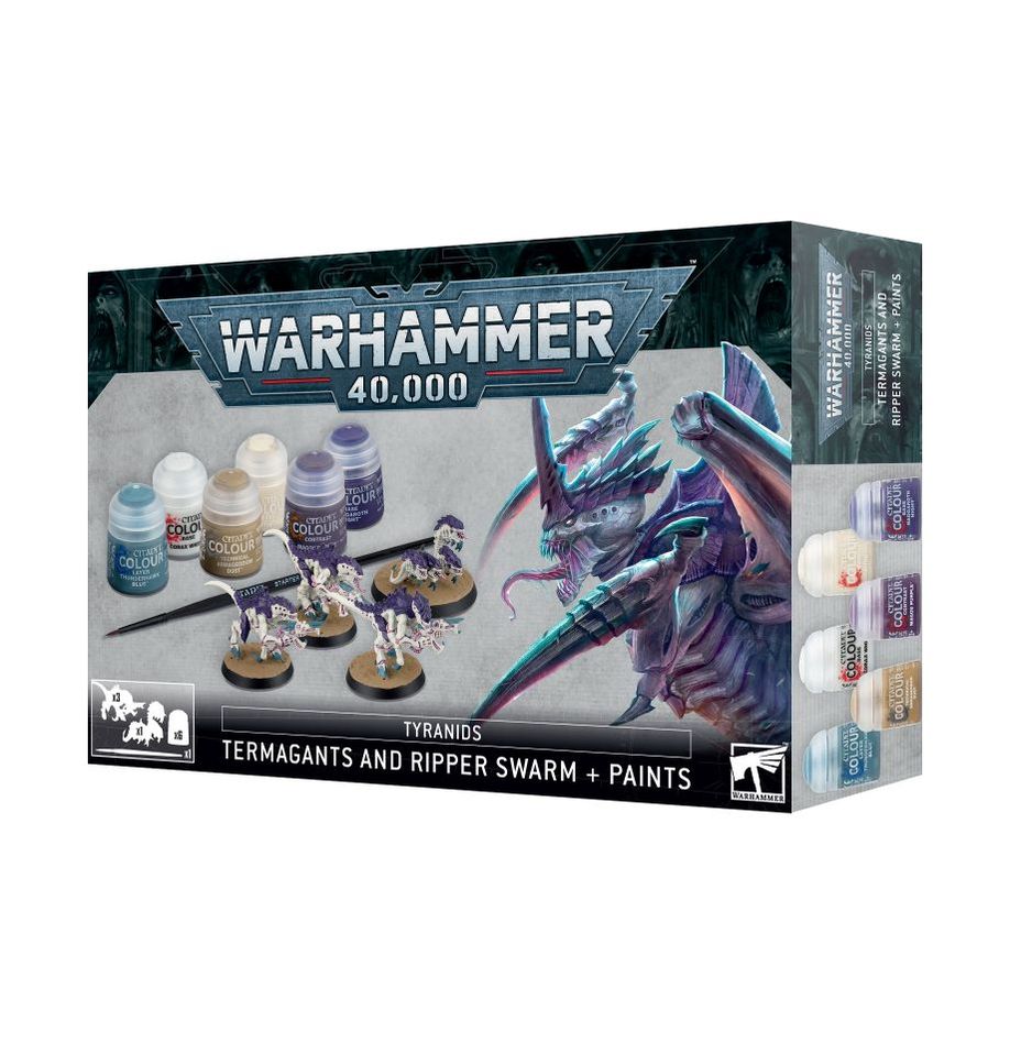 Warhammer 40K Space Marines: Termagants and Ripper Swarm + Paints