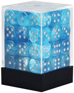 Chessex: Luminary Sky/silver 12mm d6 Block (36)