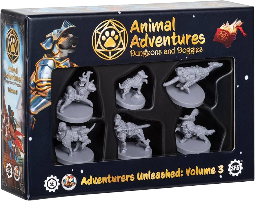 Animal Adventures: Dungeons & Doggies Adventurers Unleashed Volume 3