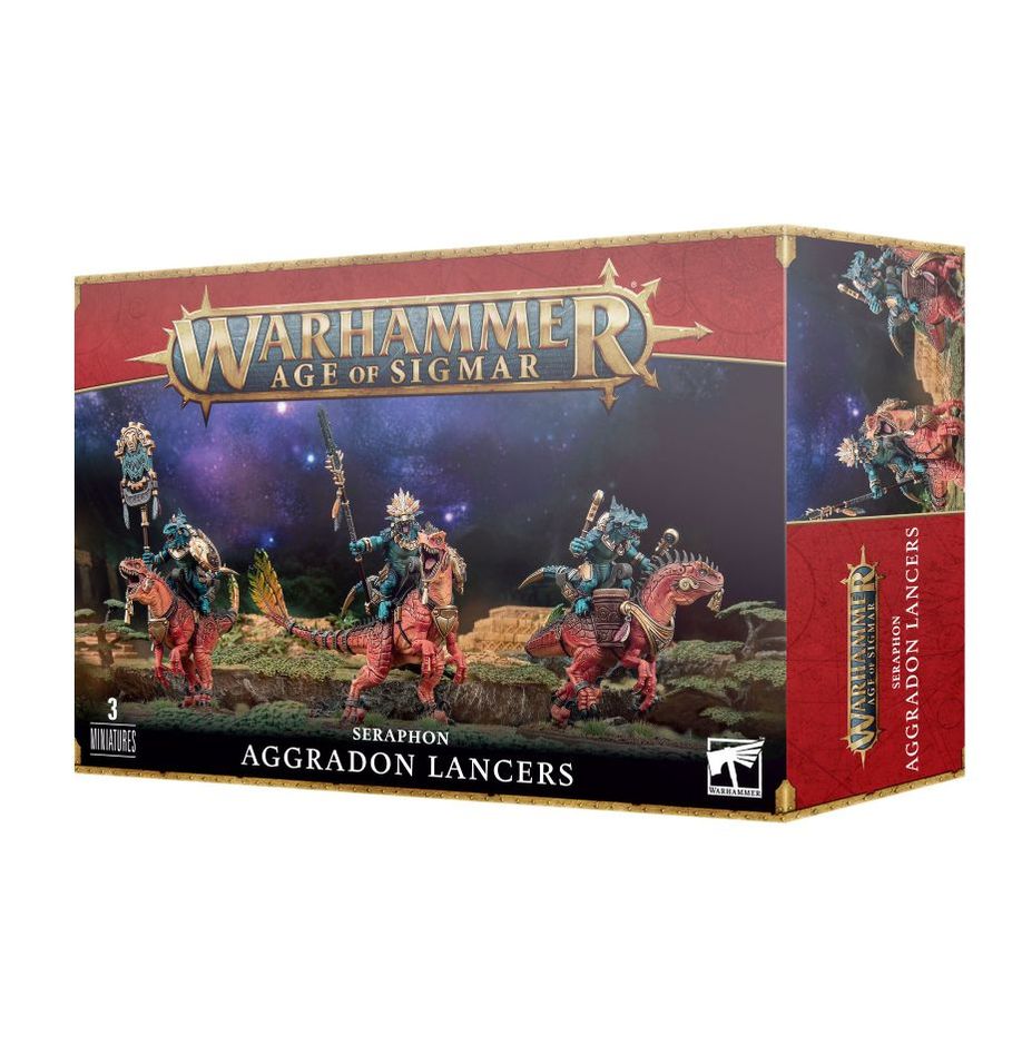 Warhammer Age Of Sigmar: Seraphon Aggradon Lancers