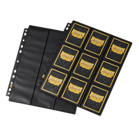 Dragon Shield 18 Pocket Pages Black 50 Pack