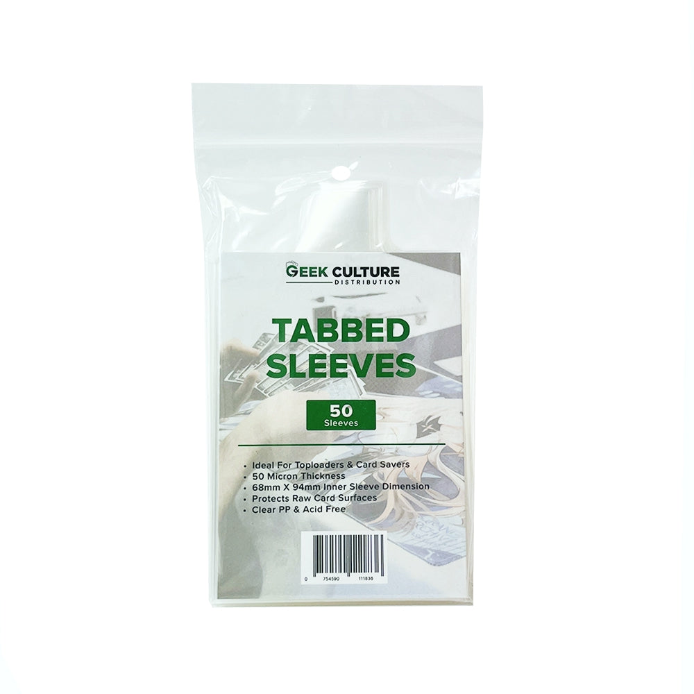 Geek Culture: Tabbed Sleeves 50 pack