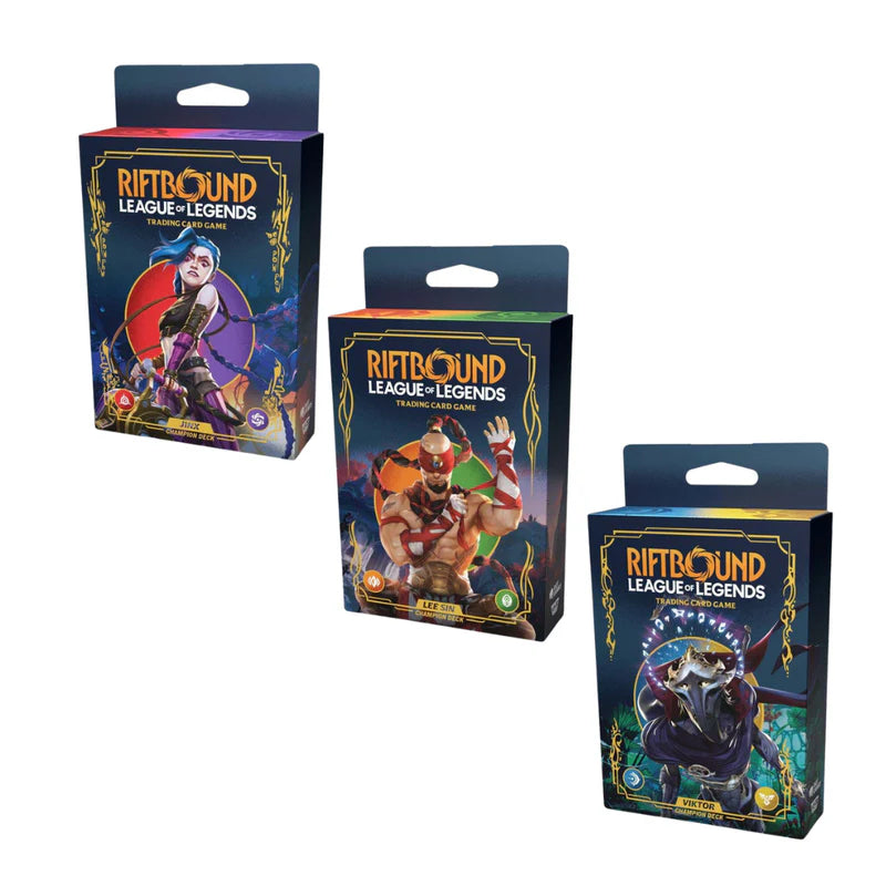 Riftbound:  Origins Champion Deck - Set of 3