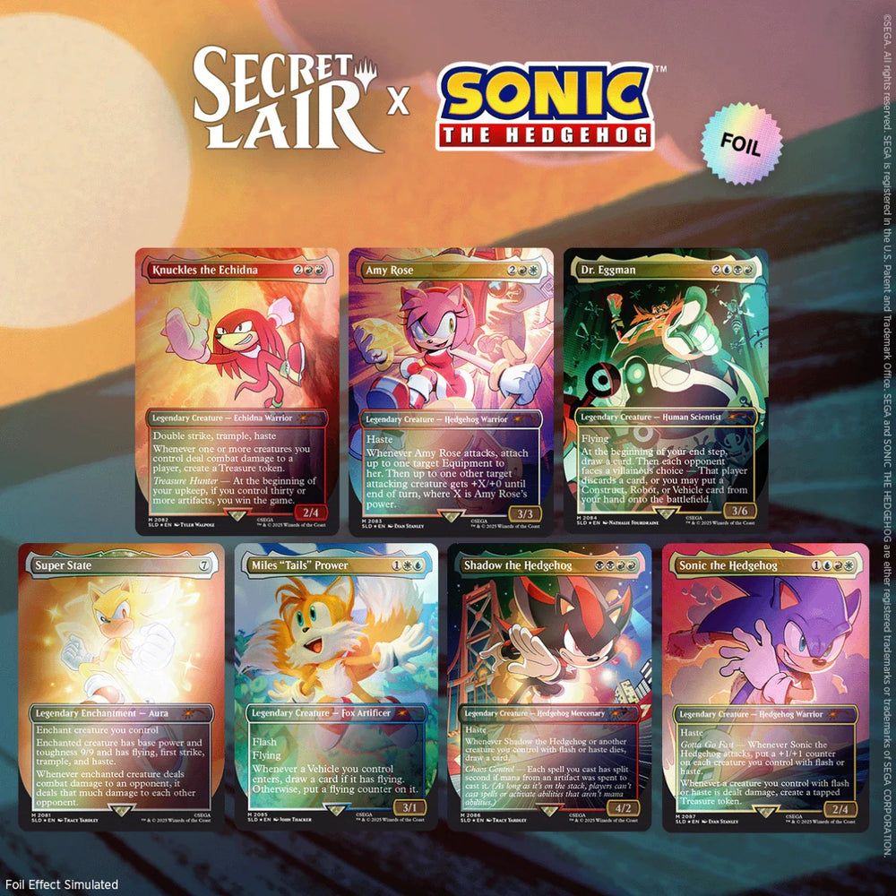 Secret Lair - Sonic Friends & Foes FOIL
