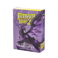 Dragon Shield: Japanese Size Sleeves - Matte - Amethyst
