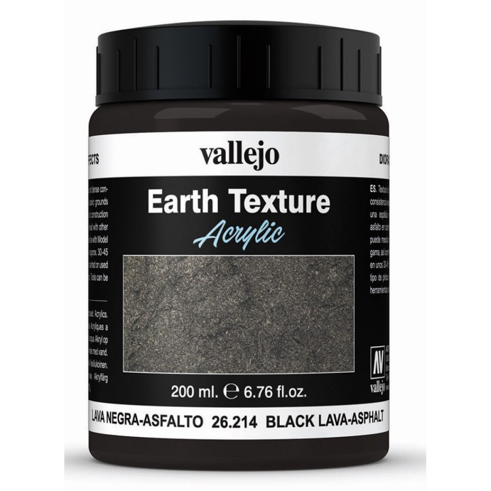 Vallejo Diorama Effects: Black Lava-Asphalt 200ml