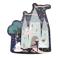 Floss & Rock - 20pc Castle Shaped Puzzle in Shaped Box - Enchanted
