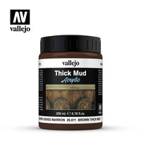 Vallejo Diorama Effects: Brown Thick Mud 200ml