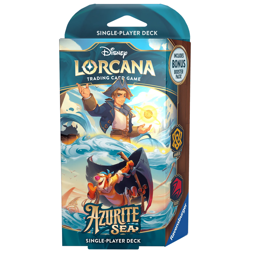 Disney Lorcana: Azurite Sea Starter Deck - Amber & Ruby