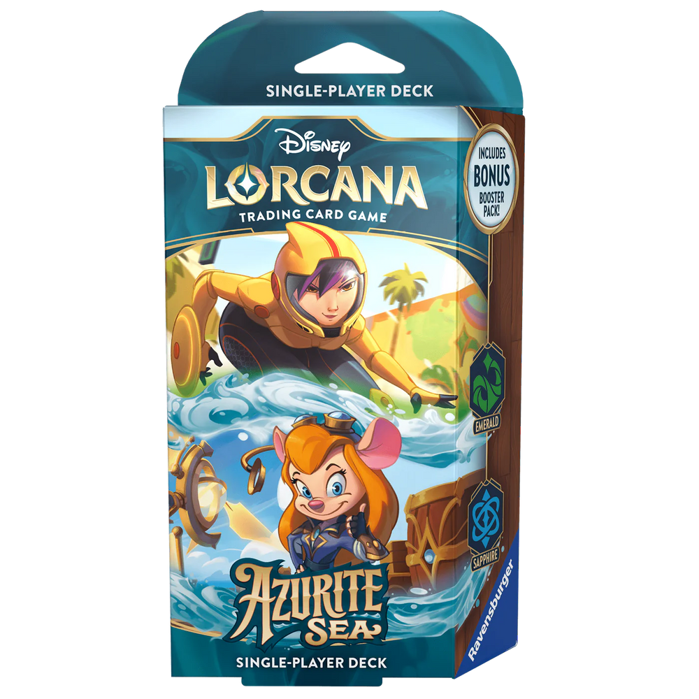 Disney Lorcana: Azurite Sea Starter Deck - Emerald & Sapphire