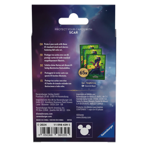 Disney Lorcana Card Sleeves: Scar, Vengeful Lion