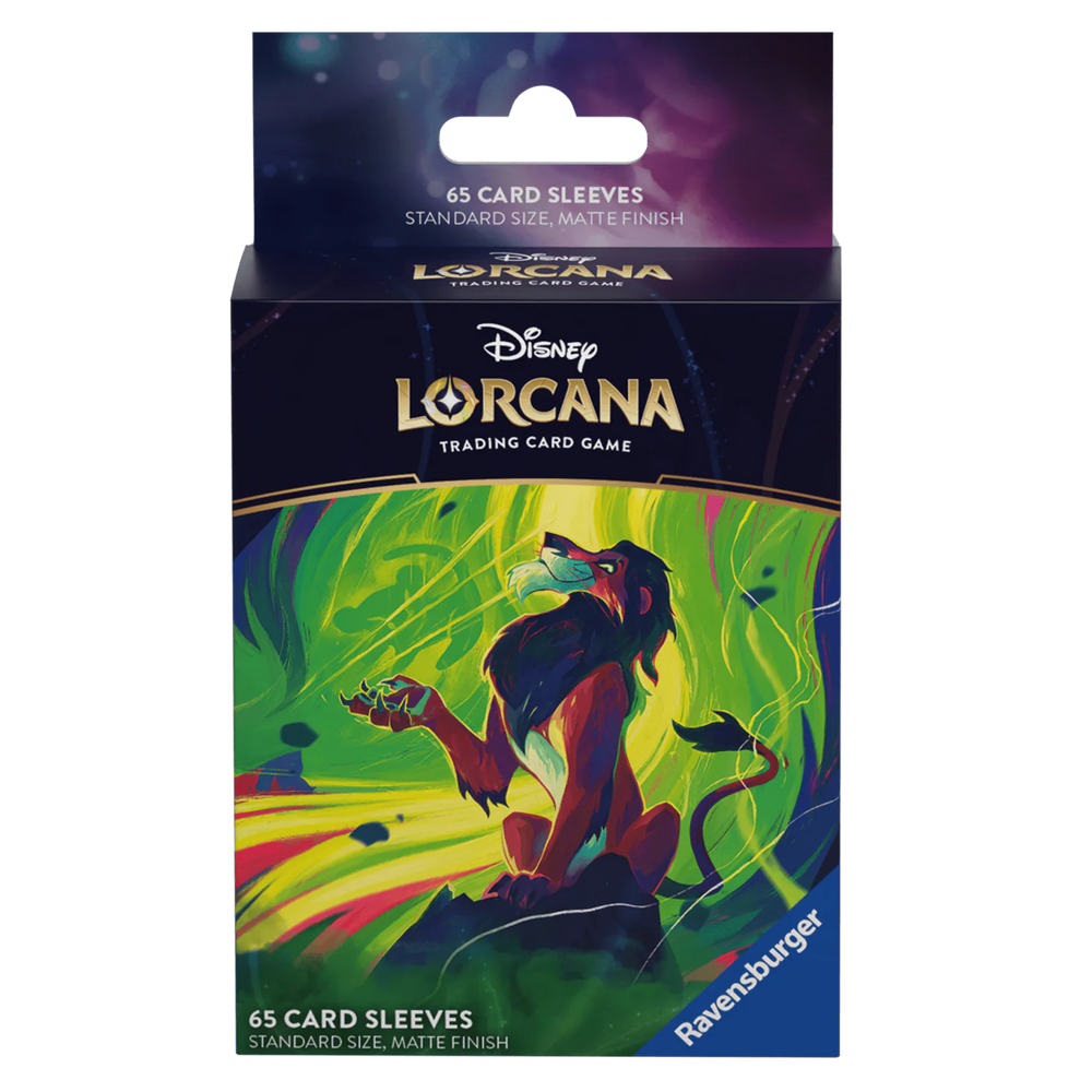 Disney Lorcana Card Sleeves: Scar, Vengeful Lion