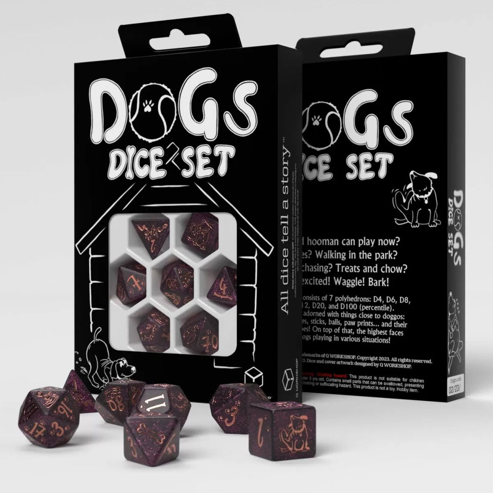 Q Workshop Dogs Dice Set