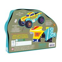 Floss & Rock - 20pc Monster Truck Shaped Puzzle in Shaped Box - Cars
