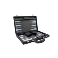 LPG Classics Leather Backgammon Set - Black
