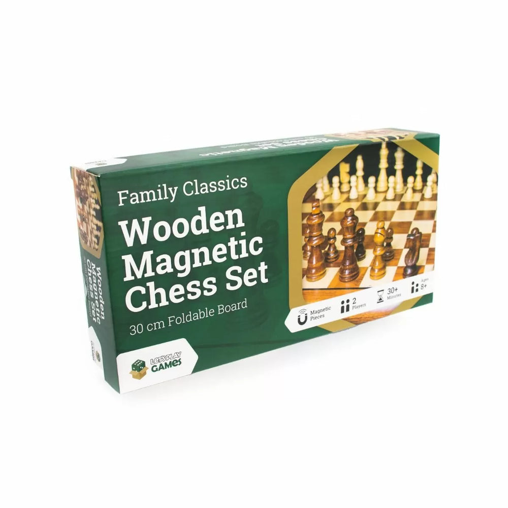 Wooden Magnetic Chess Set 30cm