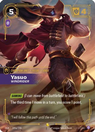Yasuo - Windrider Alt Art 205a