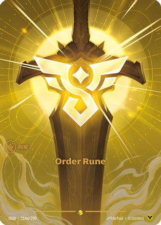Order Rune Alt Art 214a