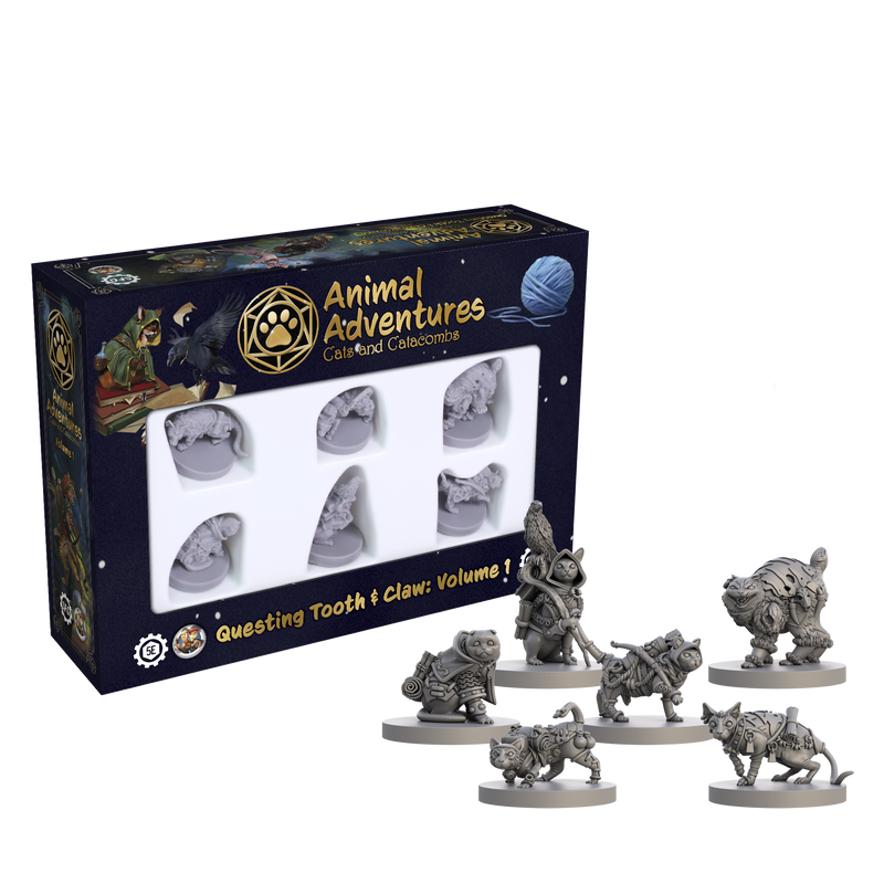 Animal Adventures: Cats & Catacombs Questing Tooth & Claw Volume 1