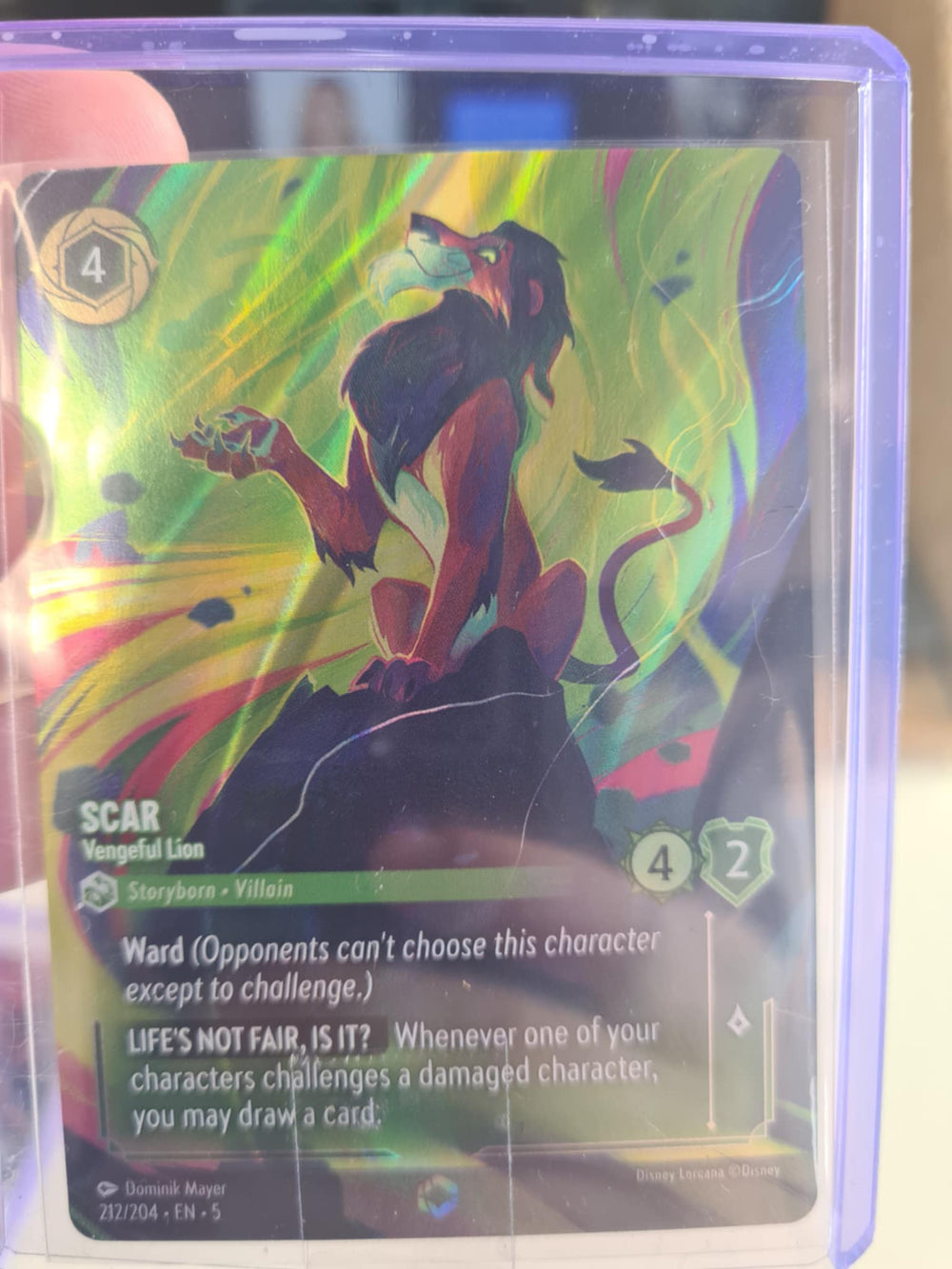 Scar Vengeful Lion Enchanted