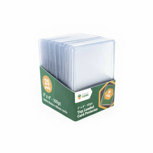 LPG Top Loaded Card Protector 3"x4" 100pt 25 Pack