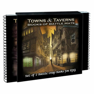 Books of Battlemats: Towns & Taverns