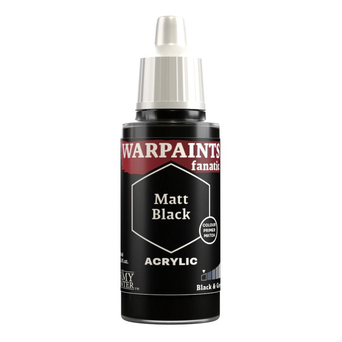 The Army Painter – Warpaints Fanatic: Matt Black
