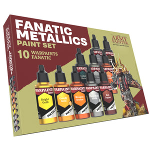 The Army Painter Warpaints:  Fanatic Metallics Paint Set