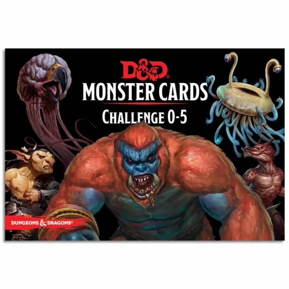 D&D Spellbook Cards: Monsters Challenge 0-5