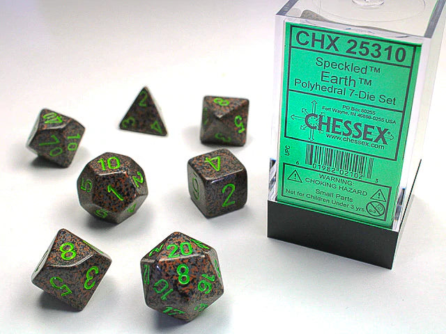 Chessex: Speckled, Earth 7 piece set
